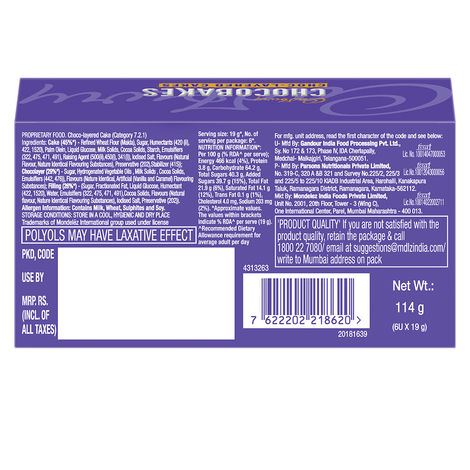 Cadbury Chocobakes ChocLayered Cakes