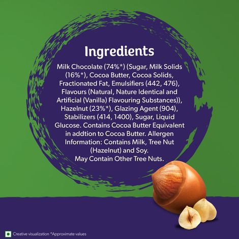 Cadbury Dairy Milk Bites Hazelnut Chocolate Pack