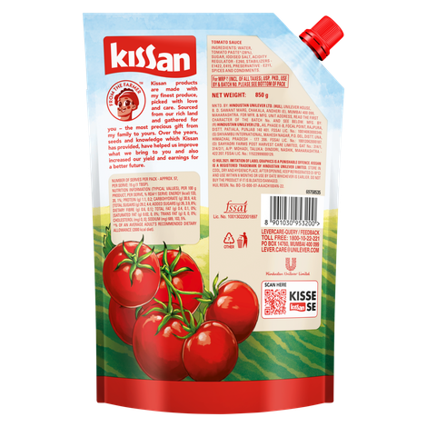 Kissan No-Onion No-Garlic Tomato Sauce