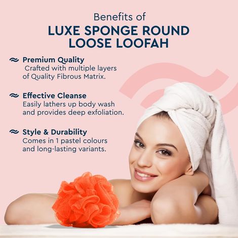 GUBB Luxe Sponge Round Loose Loofah