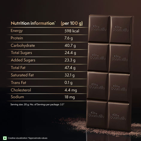 Cadbury Bournville Rich Cocoa 70% Dark Chocolate Bar