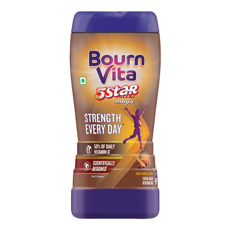 Bournvita 5 star Chocolate Drink Mix | For 5+ years Kids