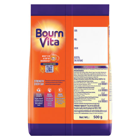 Bournvita Chocolate | Cereal Based Drink Mix Pouch