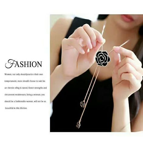 Shining Diva Fashion Pendent for Girls With Long Chain Pendant Necklace for Women & Girls | 9279np