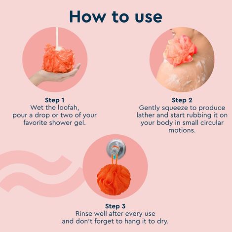 GUBB Luxe Sponge Round Loose Loofah