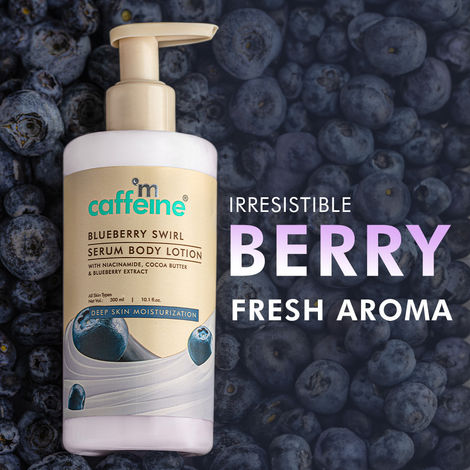 mCaffeine Blueberry Swirl Serum Body Lotion