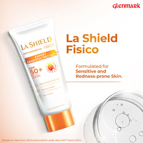 La Shield Fisico SPF 50 Matte Sunscreen Gel