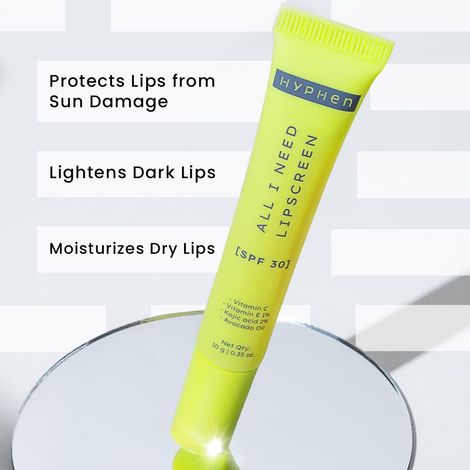 Hyphen All I Need Lipscreen Lip Balm with SPF 30 & 2% Kojic Acid - Moisturizing