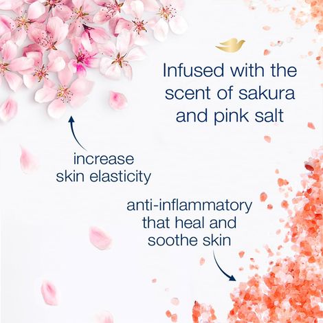 Dove Go Fresh Body Wash | Sakura Blossom & Pink Salt | For Moisturised Skin