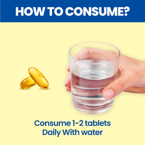 Fast&Up 1250 mg Omega 3 Fish Oil Capsules - No Fishy Burp and No Aftertaste