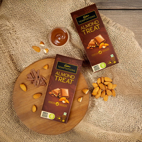 Cadbury Temptations Almond Treat Premium Chocolate Bar