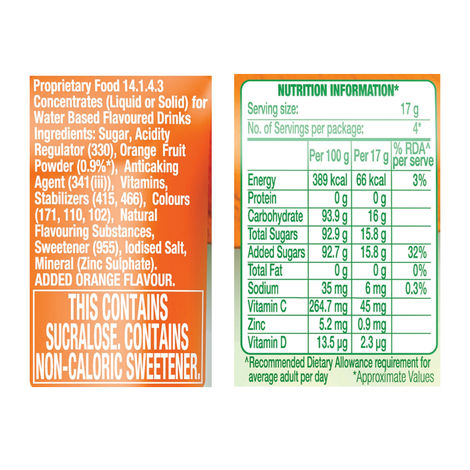 Tang Orange Instant Drink Mix Combo