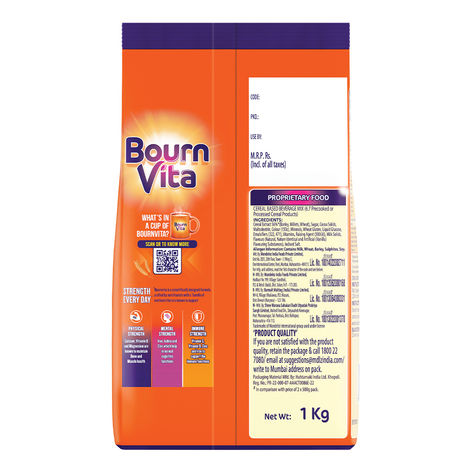 Bournvita Chocolate | Cereal Based Drink Mix Pouch