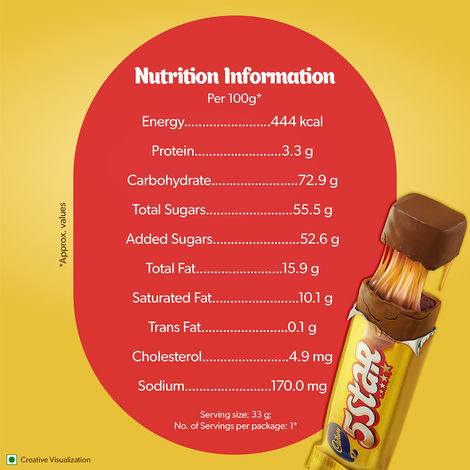 Cadbury 5 Star Chocolate Bar