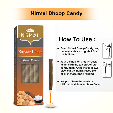 Nirmal Kapoor Loban Dhoop Candy | Shubhkart