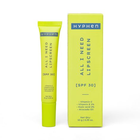 Hyphen All I Need Lipscreen Lip Balm with SPF 30 & 2% Kojic Acid - Moisturizing