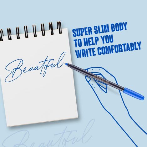 Reynolds Aeroslim Ball Pen Set (25 Pens - 15 Blue Pens; 5 Black Pens; 5 Red Pens)