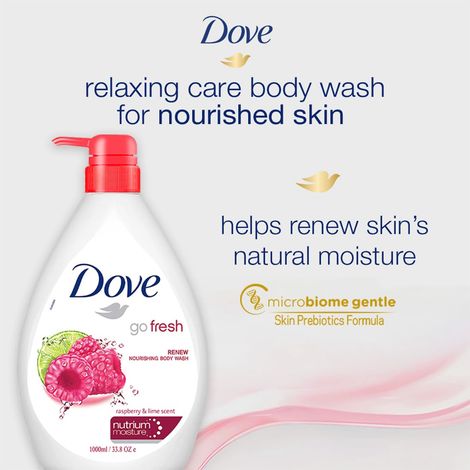 Dove Go Fresh Nourishing Body Wash | Raspberry & Lime | For Rejuvinated Skin