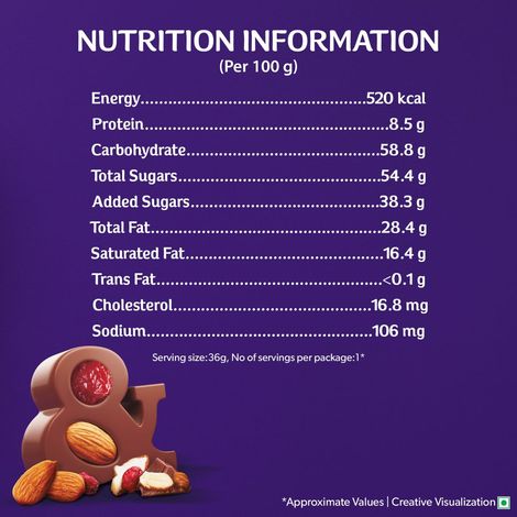 Cadbury Dairy Milk Fruit & Nut Chocolate Bar