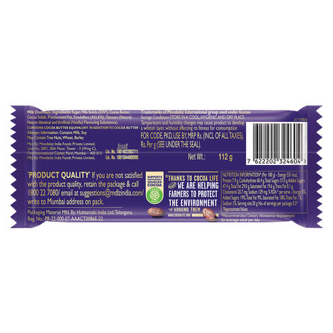 Cadbury Dairy Milk Chocolate Bar