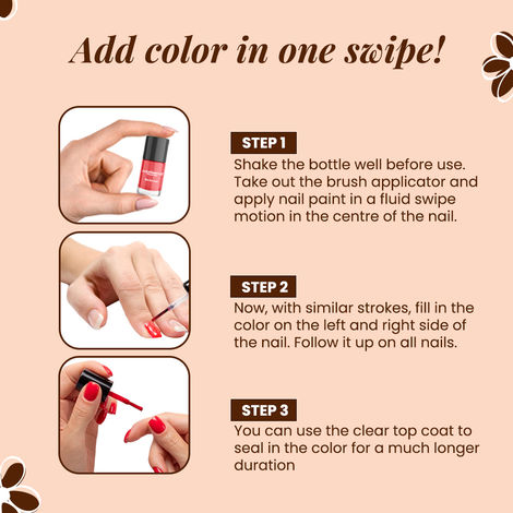 Colouressence Nail Paint Kit | Free Nail Paint Remover | Naturally Yours - MultiColour