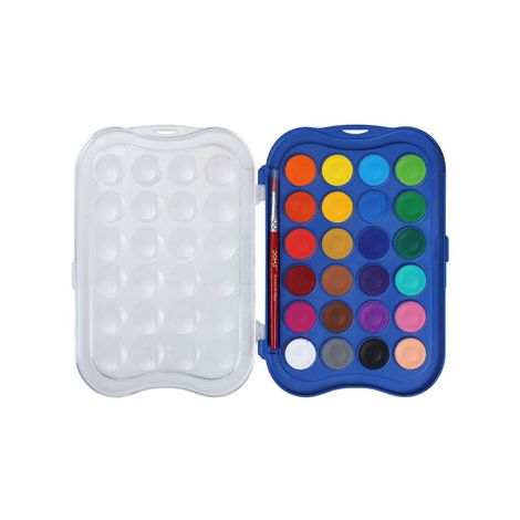 Doms Water Color Cakes 24 Shades (23 Mm)