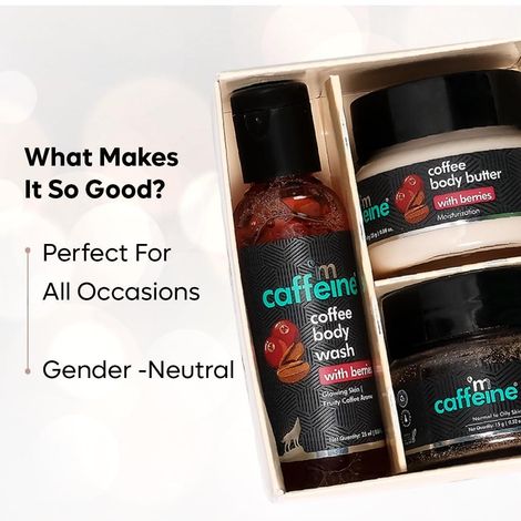 mCaffeine Miniature Coffee Body Detan Skin Care Gift Set