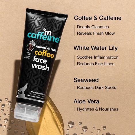 mCaffeine Coffee Face Wash for Fresh & Glowing Skin - Removes Oil & Dirt