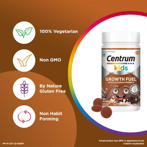 Centrum Kids Growth Fuel Gummies with Calcium and Vitamin D