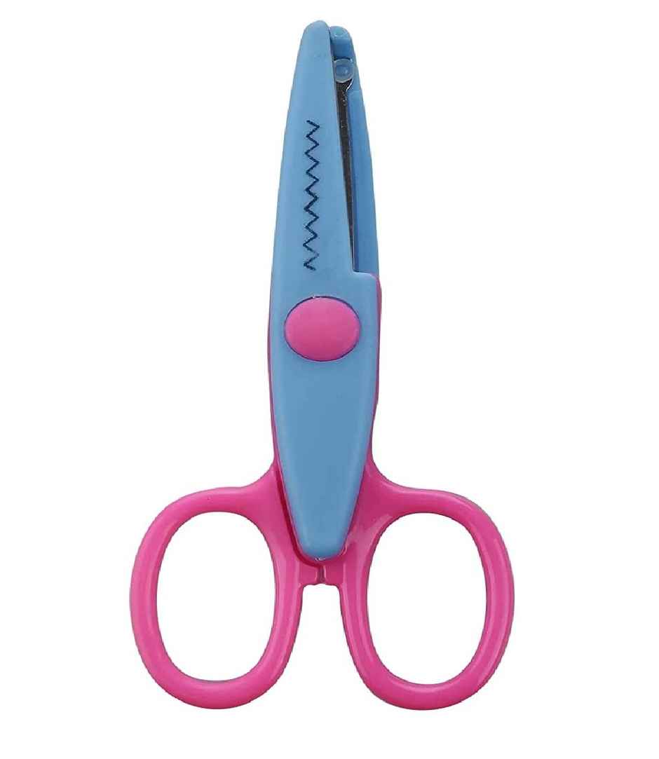 Art and Craft Zig zag Paper Shaper Scissor, Assorted Color