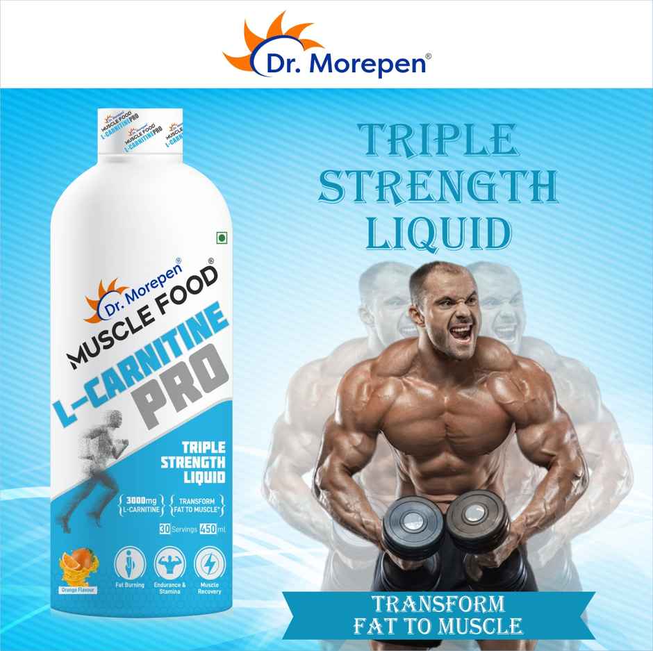 Dr. Morepen L-Carnitine Triple Strenght Transform Fat to Muscle