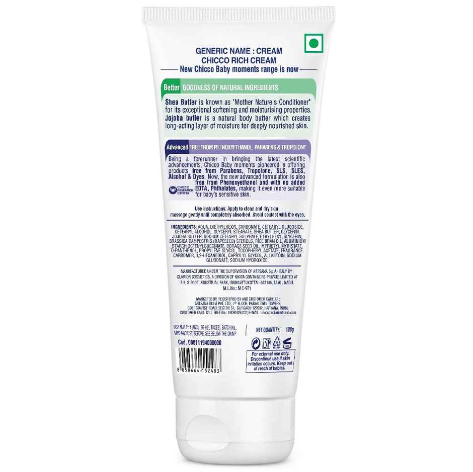 Chicco Baby Moments Rich Cream