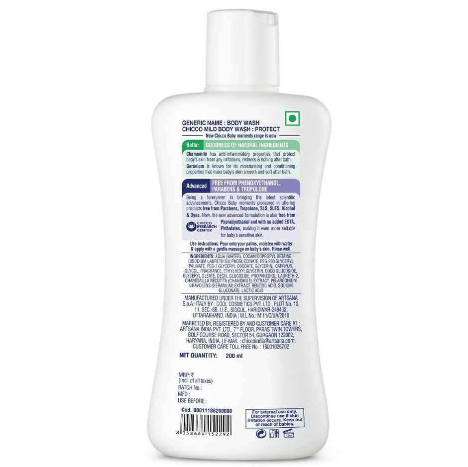 Chicco Baby Moments Mild Bodywash Protect