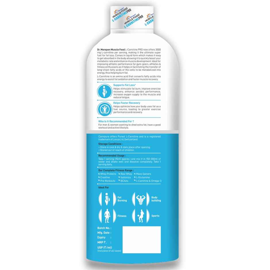 Dr. Morepen L-Carnitine Triple Strenght Transform Fat to Muscle