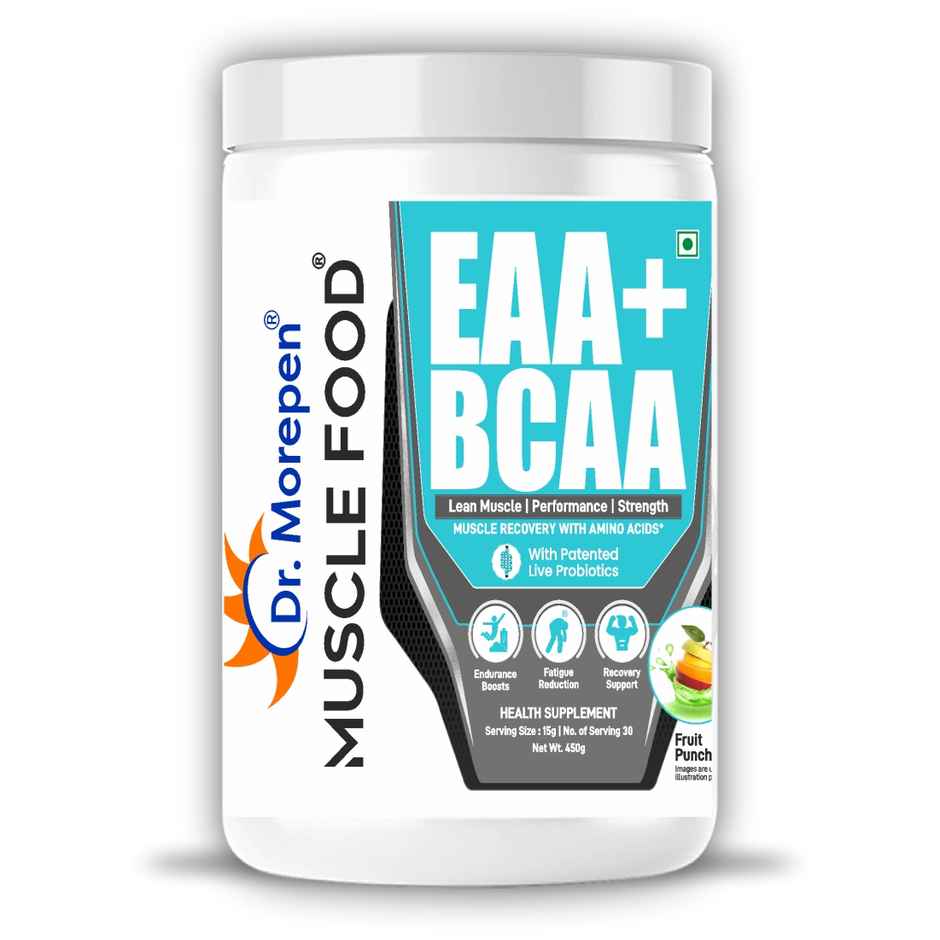 Dr. Morepen EAA + BCAA Helps Muscles Recovery | Fruit Punch
