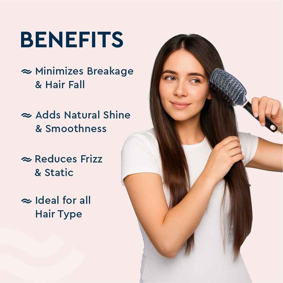 GUBB Elite Round Brush With Pin (Black)