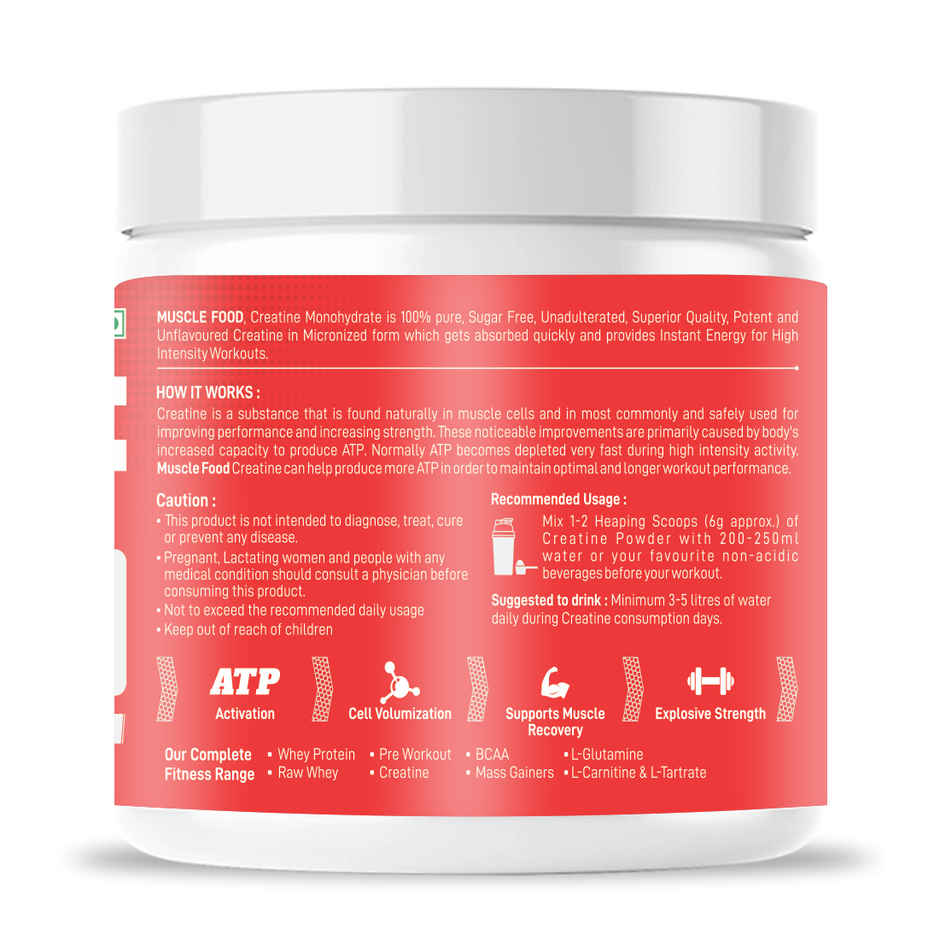 Dr. Morepen Micronised Creatine Monohydrate Pure Creatine | Unflavored