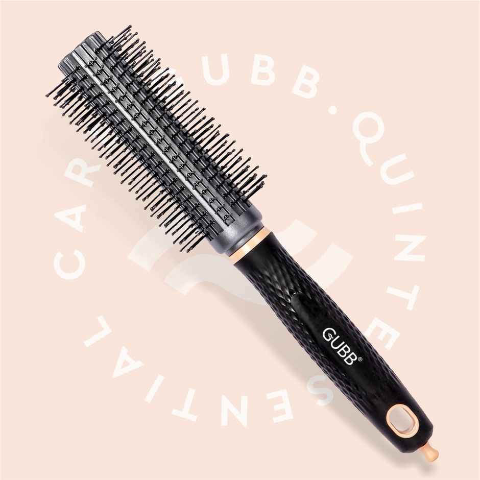 GUBB Elite Round Brush With Pin (Black)
