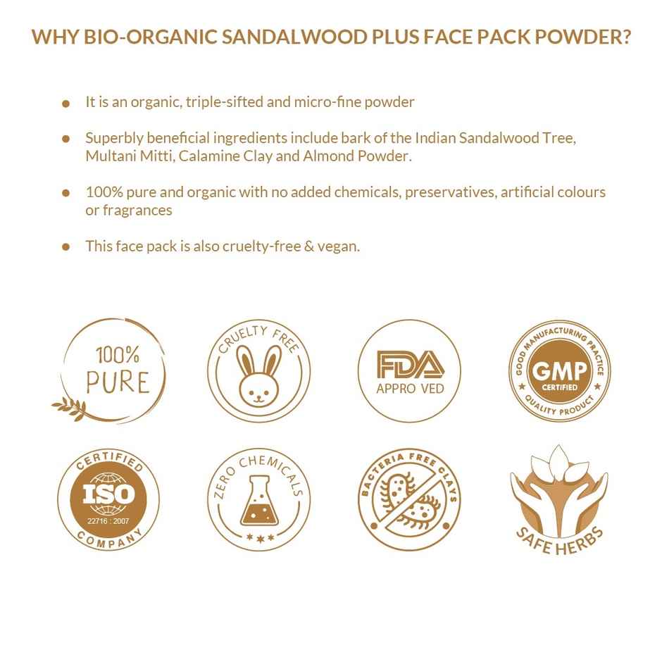 Bio Organic Sandalwood Powder