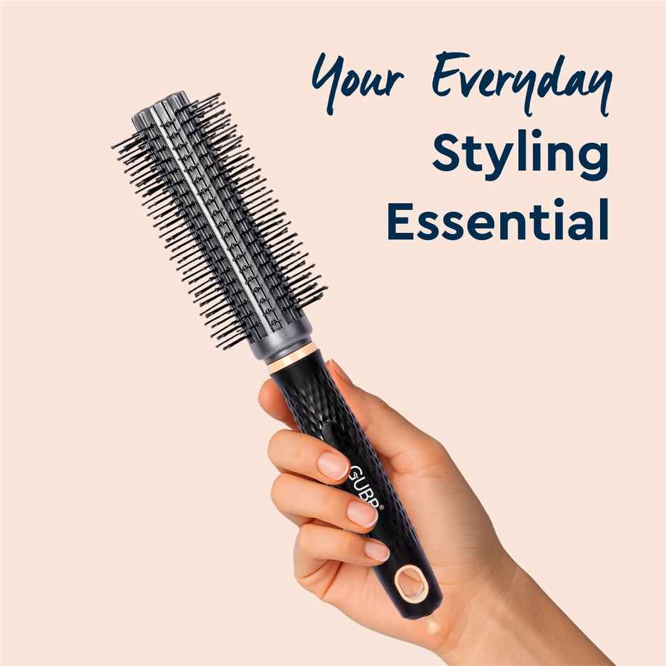 GUBB Elite Round Brush With Pin (Black)