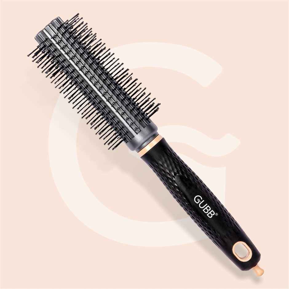 GUBB Elite Round Brush With Pin (Black)