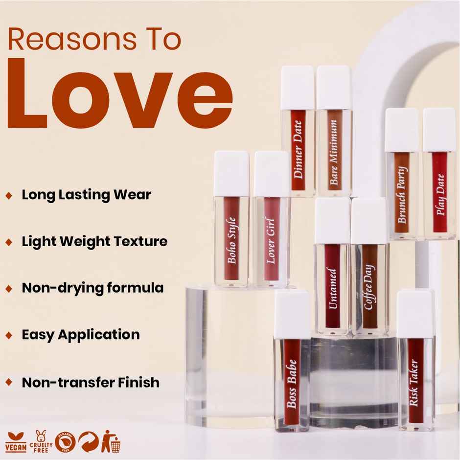 Mattlook Match My Mood Liquid Lipstick Set | Enriched with Jojoba Oil | Most Running Shades