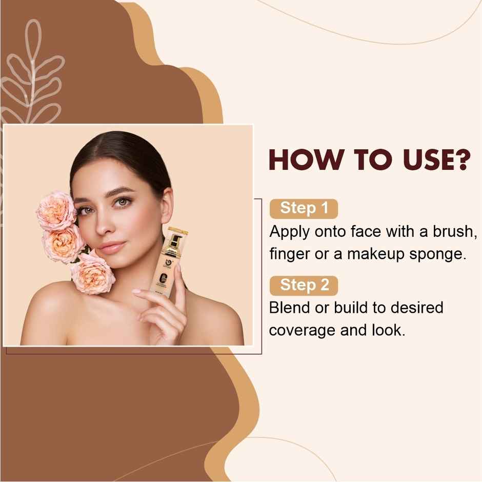 Mattlook Zero Pore Oil Control Full Coverage Makeup Face Foundation LongLasting | MatteFinish | Fair1