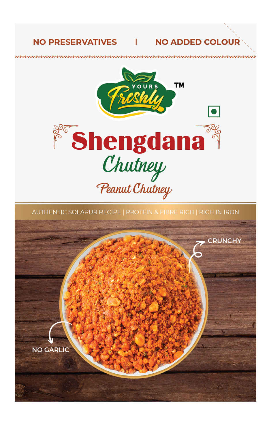 Yours Freshly Shengdana Chutney