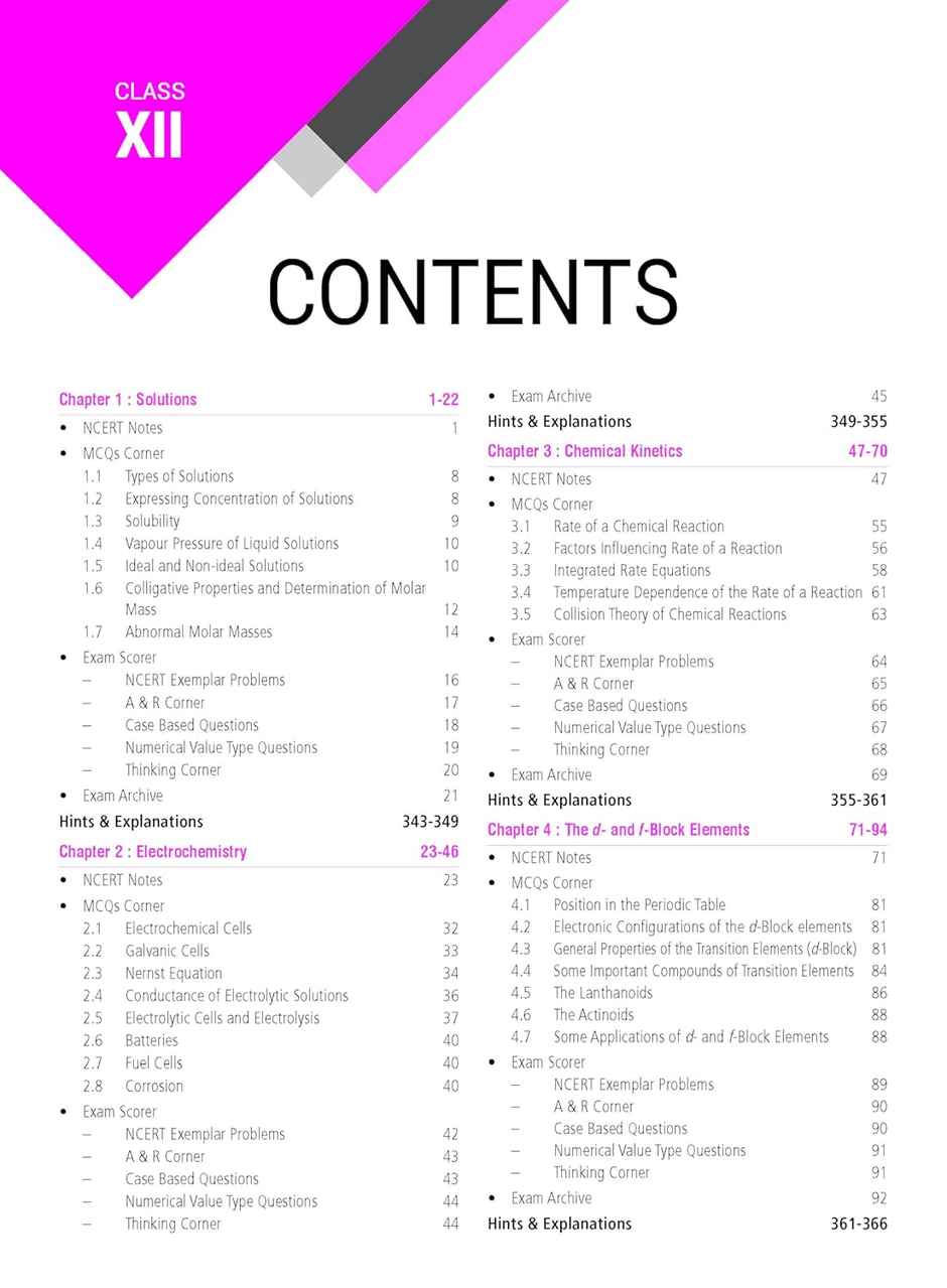 MTG Objective NCERT at your FINGERTIPS Chemistry - NEET/JEE Notes, Exam Archive & MCQs