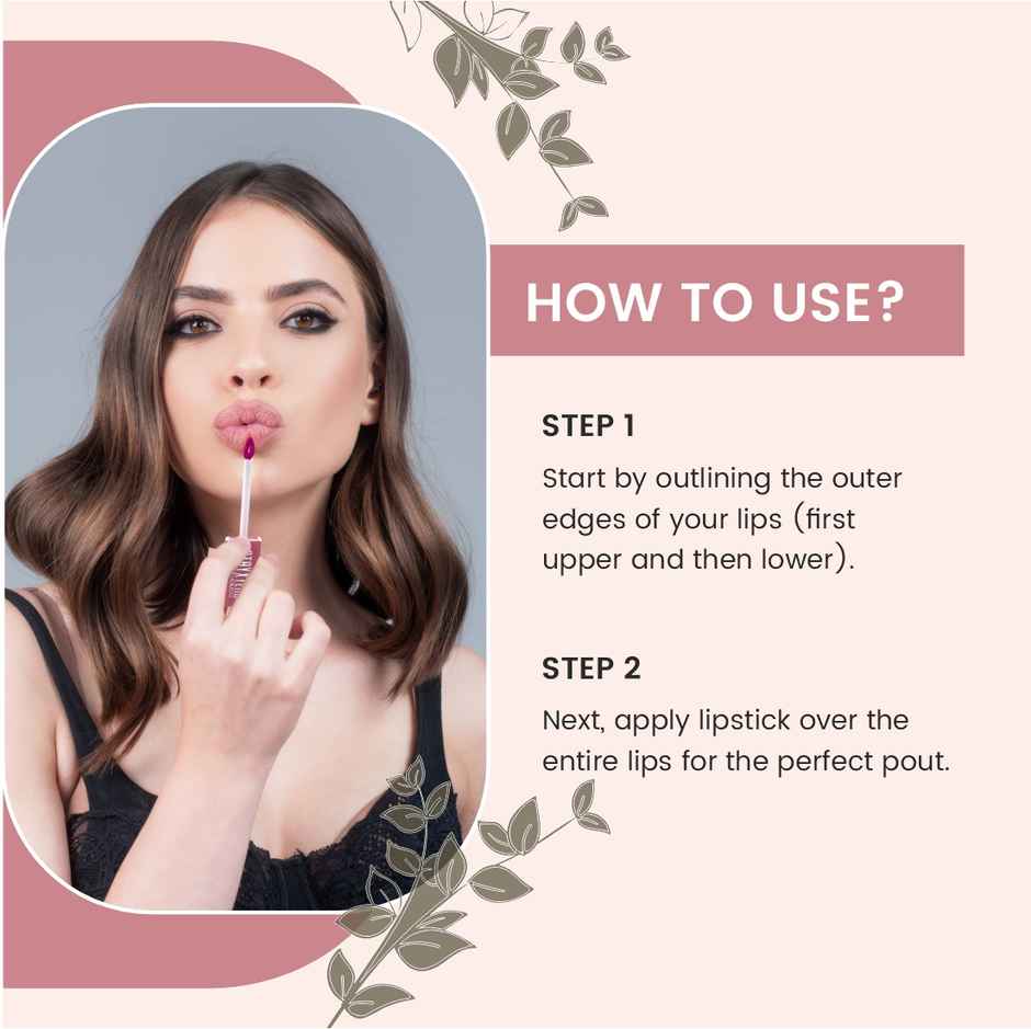 Mattlook Stayxtend Lip Mousse Enriched With Vitamin E & Non Sticky Formula | Shade 08