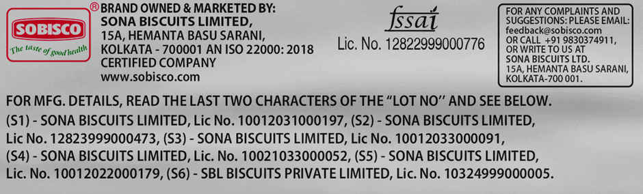 Sobisco Prime Time Biscuits
