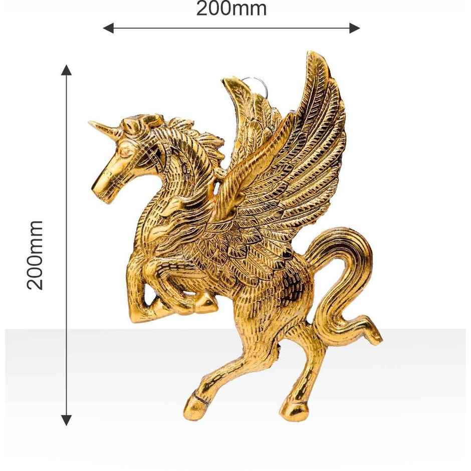 Flying Horse Pegasus | Gold Polish | Devnidhi