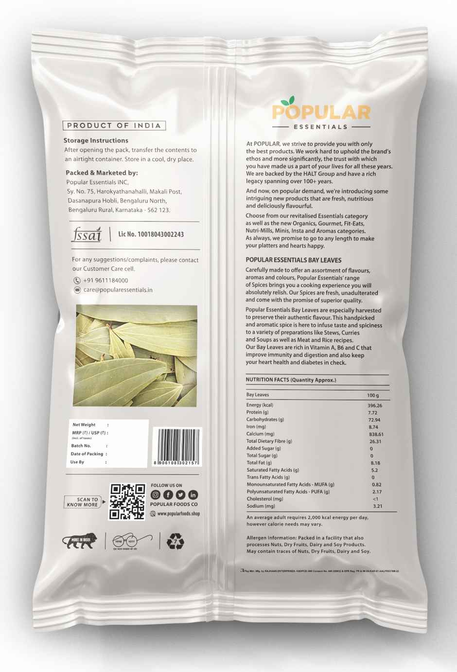 Popular Essentials Bay Leaf Combo