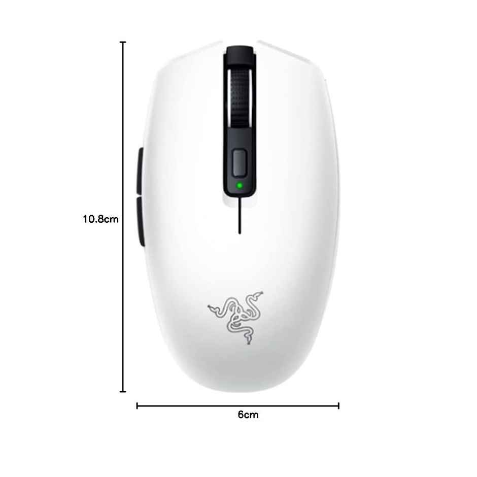 Razer Orochi V2 Mobile Wireless Gaming Mouse With Up To 950 Hours Of Battery Life- White